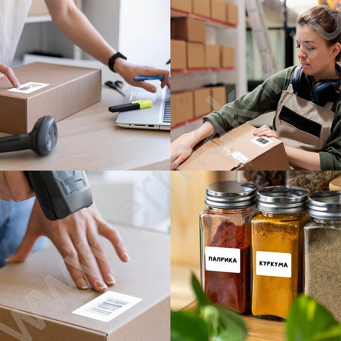 Термоэтикетка 75*120мм "Эко" рулон /300шт | Фото 8