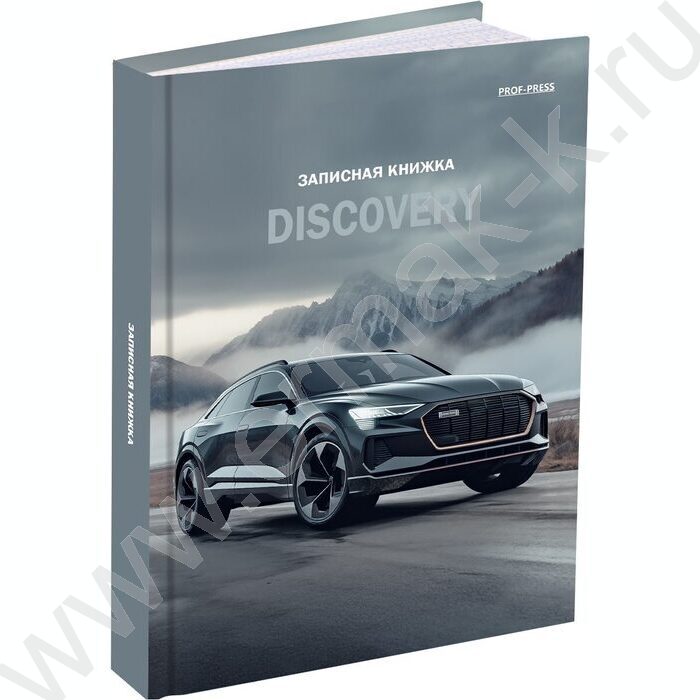 Зап. книжка 160л А6 тв.обл. "Черный автомобиль-3" /глянец/ | Фото 1