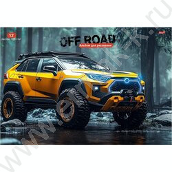 Альбом д/рисования 12л "Авто и природа-6" ассорти NEW | Фото 4