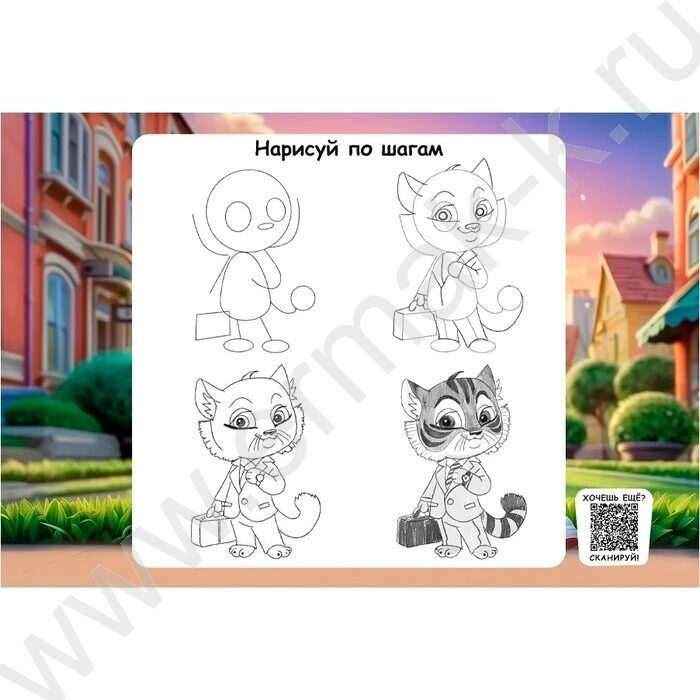 Альбом д/рисования 24л "Тигрёнок в спортвном стиле" ассорти | Фото 3