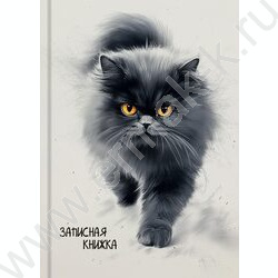 Зап. книжка  96л А6 тв.обл. "Пушистый кот-5" /глянец/ NEW | Фото 2