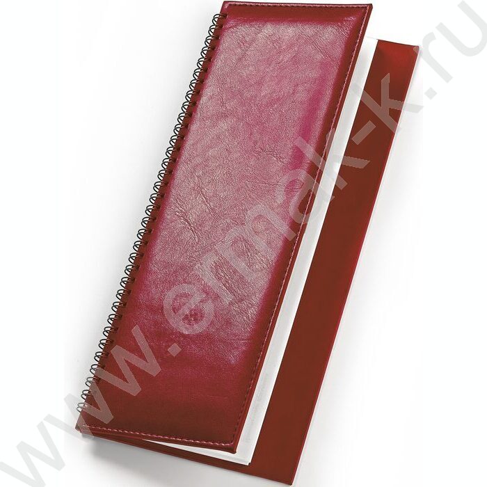 Ежедневник-планинг н/дат 64л спираль "Sidney Nebraska бордовый" | Фото 3