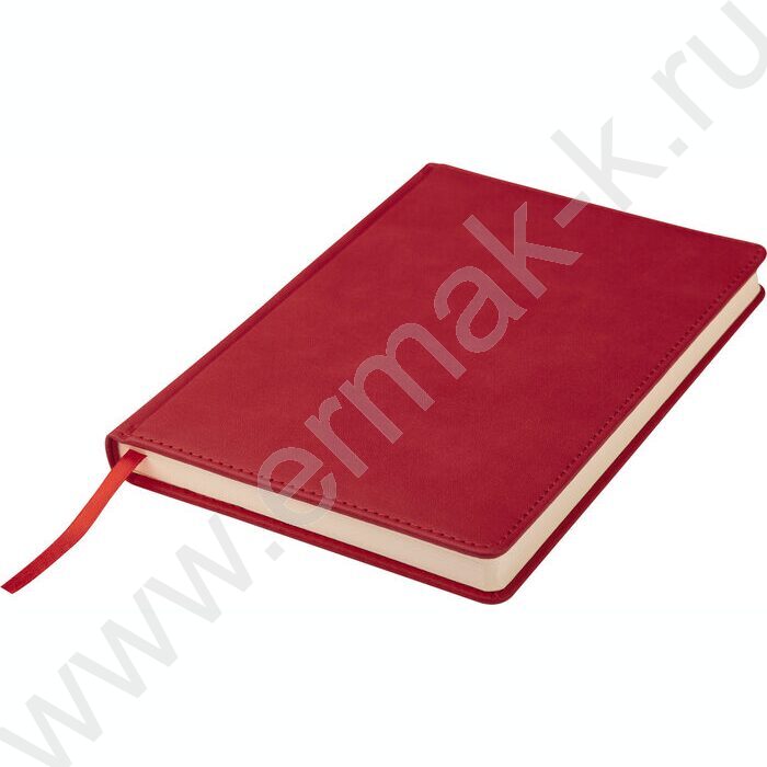 Ежедневник н/дат А5 128л Classic красный /ляссе/блок линейка | Фото 5