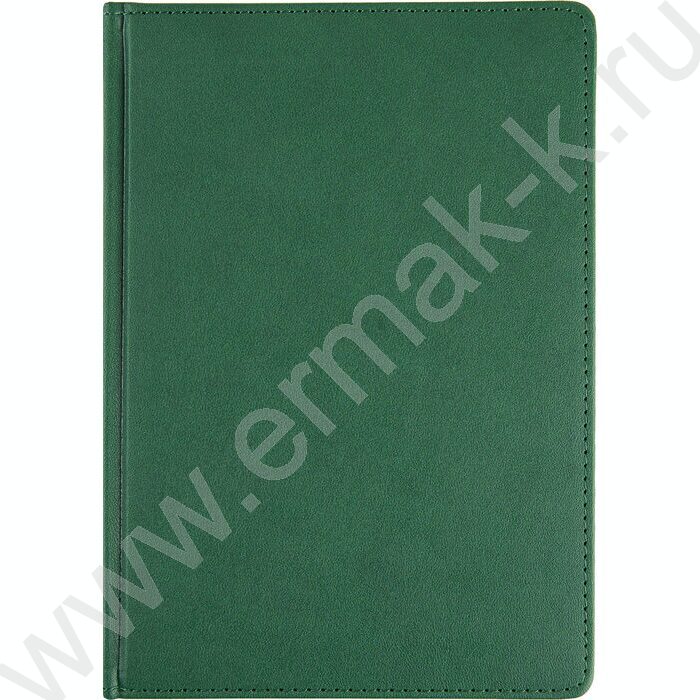 Ежедневник н/дат А5 128л Classic темно-зеленый /ляссе/блок линейка | Фото 2