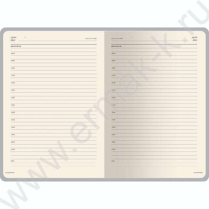 Ежедневник н/дат А5 128л Classic темно-зеленый /ляссе/блок линейка | Фото 3