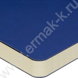 Ежедневник н/дат А5 136л Megapolis Velvet Flex синий,искус.кожа SOFT TOUCH,линейка NEW | Фото 8