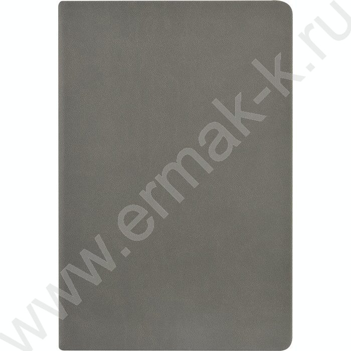 Ежедневник н/дат А5 136л Megapolis Color серый,искус.кожа SOFT TOUCH,ляссе,линейка | Фото 2