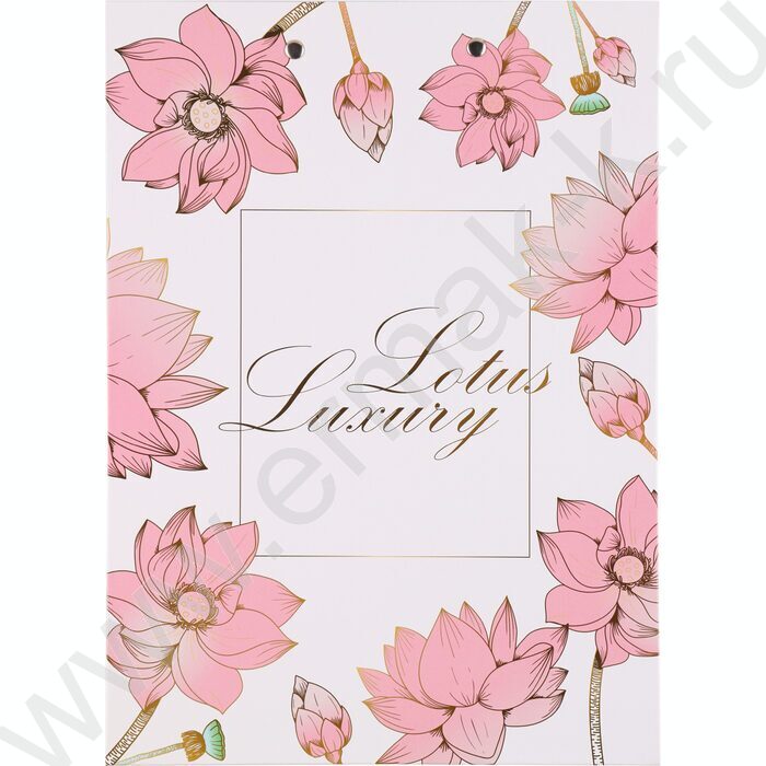 Клипборд А4 глянц.ламин. с зажимом Цветок лотоса на белом | Фото 2