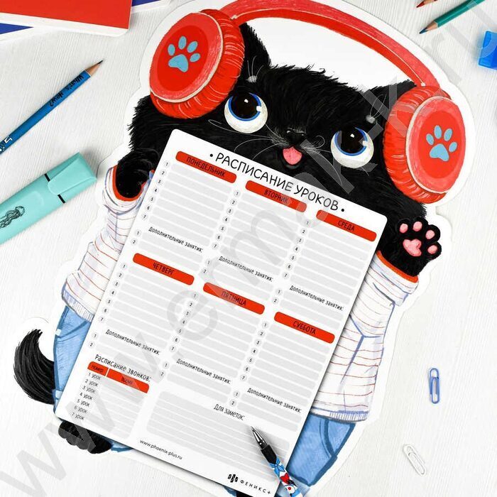 Расписание уроков А3 Кот /выб.Уф-лак/ | Фото 2