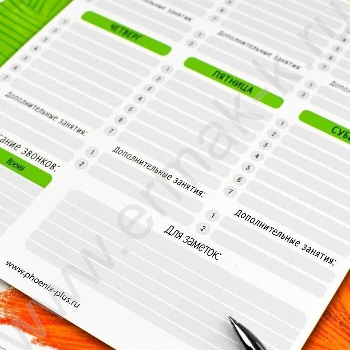 Расписание уроков А3 Лис /выб.Уф-лак/ | Фото 4