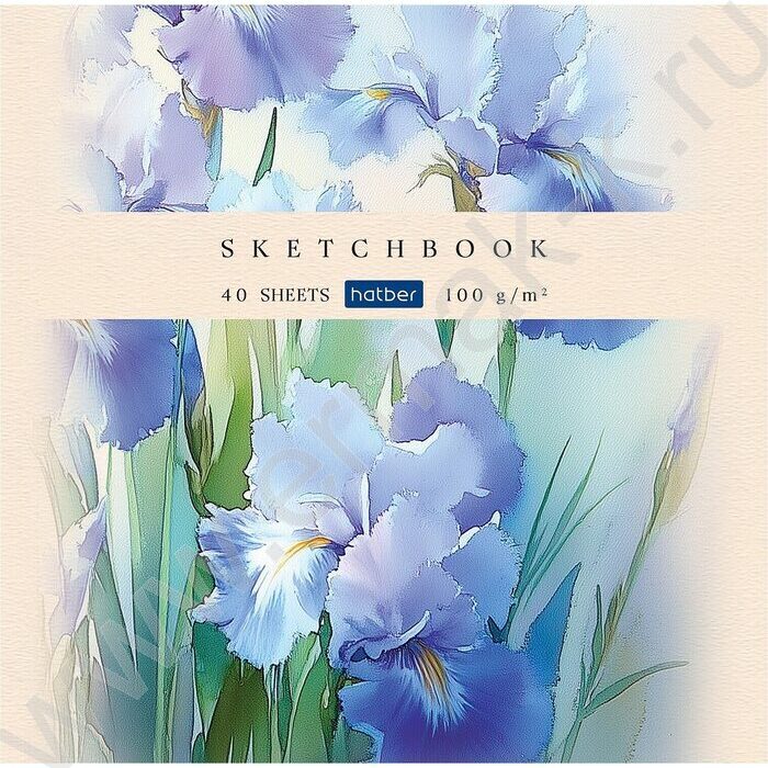 Скетчбук  40л А5 "Ботаника" без линовки 100г/кв.м | Фото 3