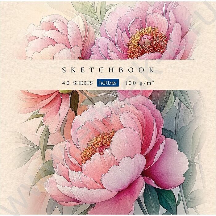 Скетчбук  40л А5 "Ботаника" без линовки 100г/кв.м | Фото 4