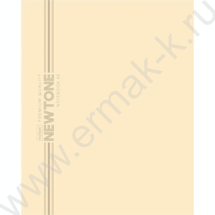 Тетрадь  48л линейка "NEWtone PASTEL Лунный камень" /ламинация Soft-touch/ | Фото 1