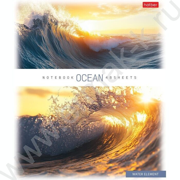 Тетрадь  48л линейка пл.обл. "Ocean" ассорти | Фото 6