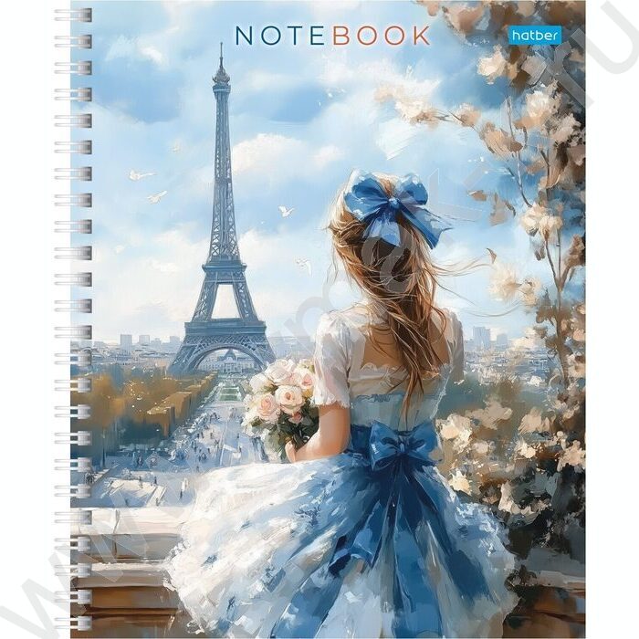 Тетрадь  48л клетка/спираль "Прекрасные незнакомки" 4вида | Фото 4