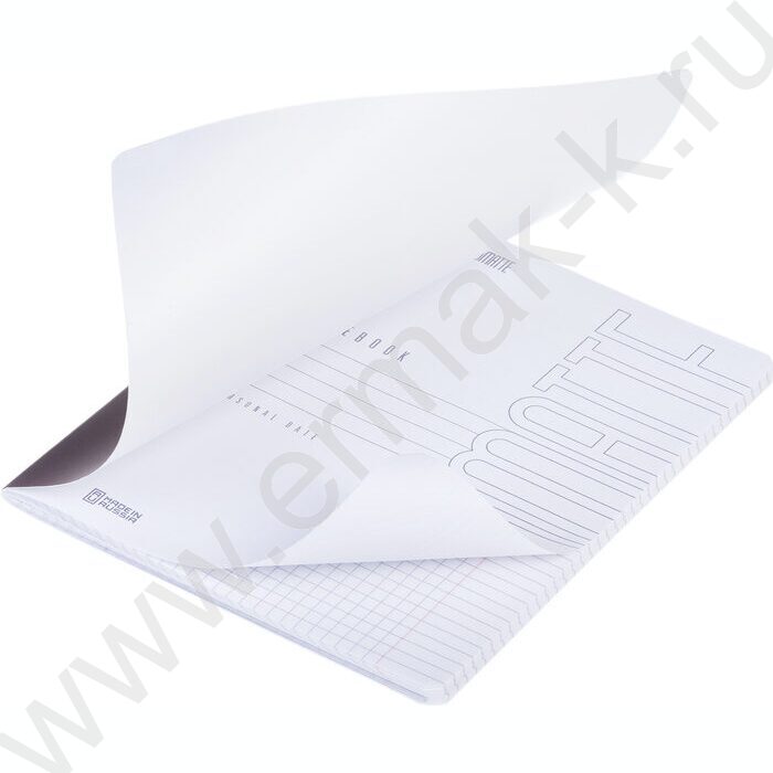 Тетрадь  48л клетка "SoloMatte- Каштановый мед" /ламинация Soft-touch/ | Фото 2