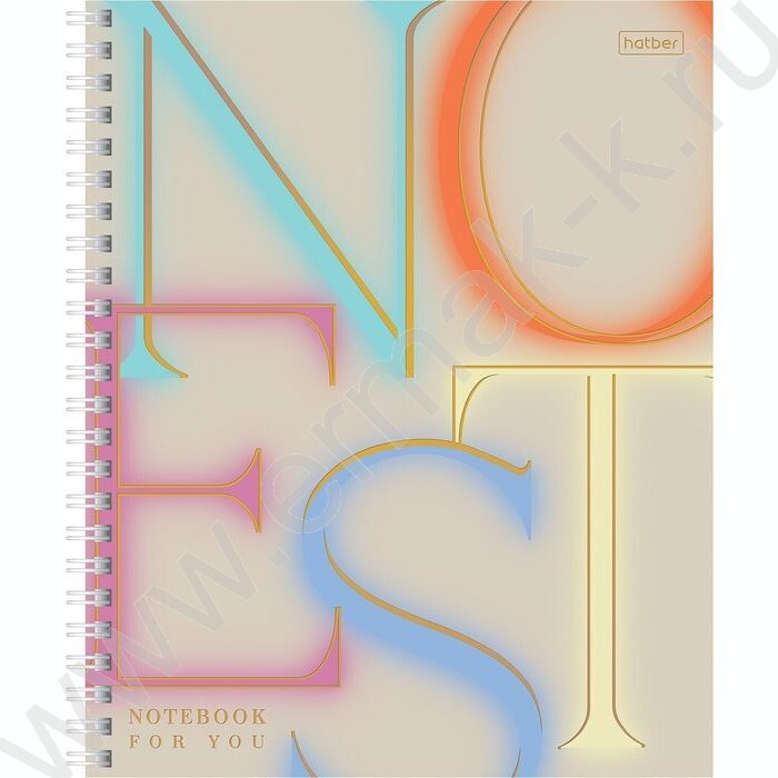 Тетрадь  96л клетка/спираль "Notes" /мат.ламин. 3D фольга/ ассорти | Фото 2