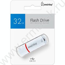 Съемный носитель информации 32GB USB Flash Drive <USB 2.0> белый "Crown" | Фото 3