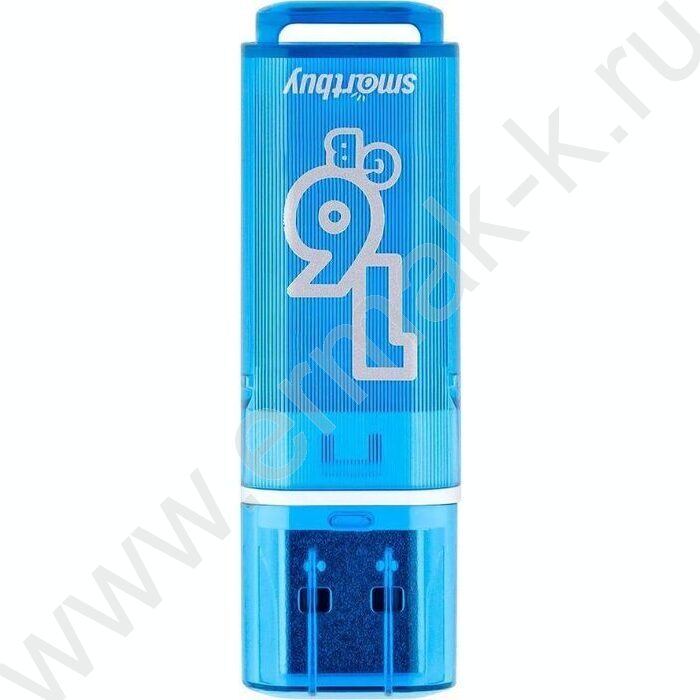 Съемный носитель информации 16GB USB Flash Drive <USB 2.0> голубой "Glossy" | Фото 1