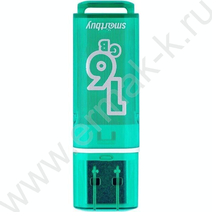 Съемный носитель информации 16GB USB Flash Drive <USB 2.0> зеленый "Glossy" | Фото 1