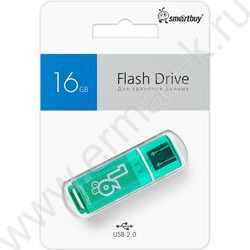 Съемный носитель информации 16GB USB Flash Drive <USB 2.0> зеленый "Glossy" | Фото 3