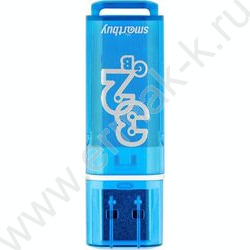 Съемный носитель информации 32GB USB Flash Drive <USB 2.0> голубой "Glossy" | Фото 1