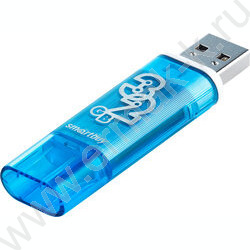 Съемный носитель информации 32GB USB Flash Drive <USB 2.0> голубой "Glossy" | Фото 2