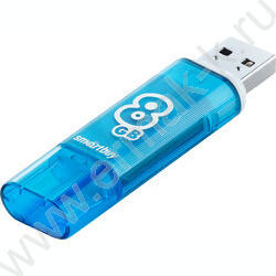 Съемный носитель информации  8GB USB Flash Drive <USB 2.0> голубой "Glossy" | Фото 2