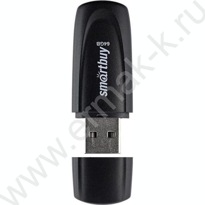 Съемный носитель информации 64GB USB Flash Drive <USB 2.0> черный "Scout" | Фото 2