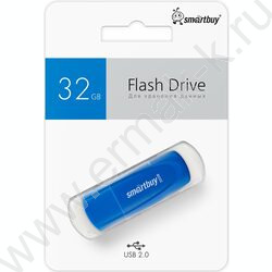 Съемный носитель информации 32GB USB Flash Drive <USB 2.0> синий "Scout" | Фото 4