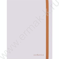 Папка на резинках "Esthetics" фактура "soft-touch", вертик. резинка А4 0,6мм, лавандово-пепельна NEW | Фото 1