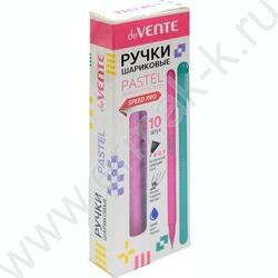 Ручка шар Pastel синяя 0,7мм,  игольчатый пишущий узел /корпус ассорти NEW | Фото 2