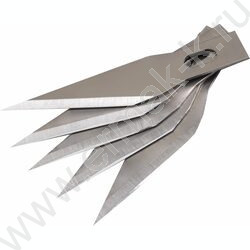 Нож-скальпель металлический корпус  /в комплекте  6 лезвий | Фото 7