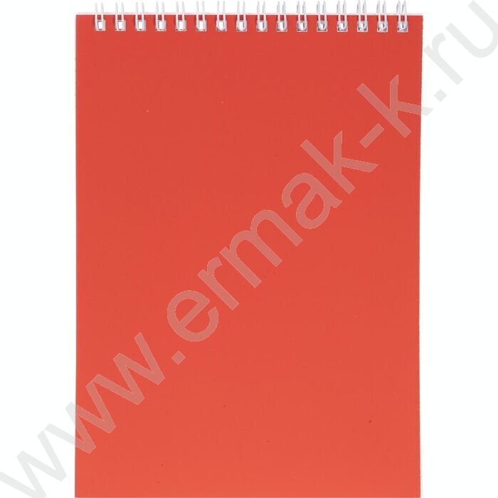 Блокнот  60л А5 спираль "SoloMatte- Красный шелк" /ламинац.SOFT-TOUCH | Фото 1