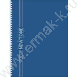 Тетрадь  80л А4 клетка/спираль/многоуров.перфорация "NEWtone PASTEL Чернильное небо" NEW | Фото 1