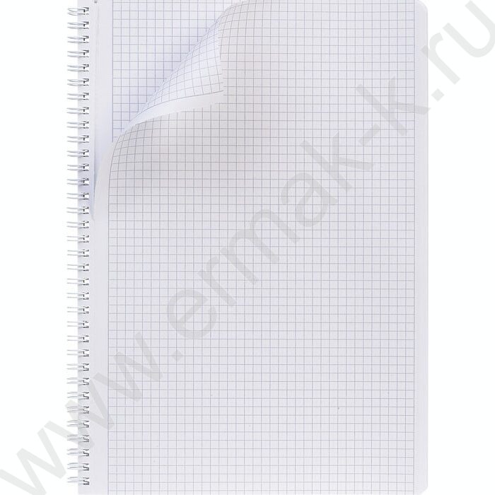 Тетрадь  96л А4 клетка/спираль/перфорация на отрыв "SoloMatte-Красный шелк" /ламинац.SOFT-TOUCH | Фото 2