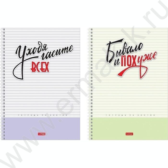 Тетрадь  96л А4 линейка/спираль/перфорация на отрыв "Пределы нормы" /мат.лам./ ассорти | Фото 1