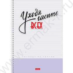 Тетрадь  96л А4 линейка/спираль/перфорация на отрыв "Пределы нормы" /мат.лам./ ассорти NEW | Фото 2