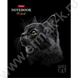Тетрадь  48л клетка "Black Cat" /3D лак /мат.лам. /5видов NEW | Фото 5