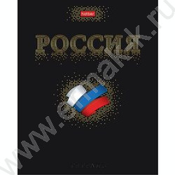 Тетрадь  48л клетка "Россия" /мат.лам./3D фольга/3D лак/ 5видов NEW | Фото 4