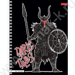 Тетрадь  48л клетка/спираль "Dark tales" 4вида NEW | Фото 4