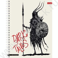 Тетрадь  48л клетка/спираль "Dark tales" 4вида NEW | Фото 5