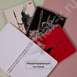 Тетрадь  48л клетка/спираль "Dark tales" 4вида NEW | Фото 6