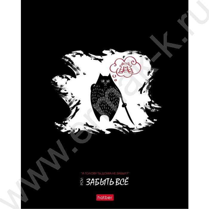 Тетрадь  48л клетка/пластик обл. "Кот-самурай" ассорти | Фото 6