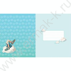 Тетрадь  48л клетка "Царство джунглей" /ламинац SOFT-TOUCH/тиснение/ 5видов NEW | Фото 7