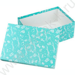 Коробка подарочная 3в1 прямоугольник Поздравляю. Тортики 23х16х9,5-19х12х6,5см NEW | Фото 2