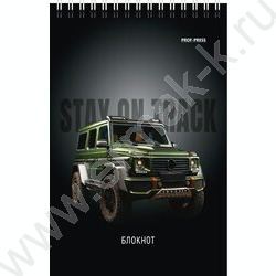 Блокнот  40л А6 спираль "Разные автомобили-14" ассорти NEW | Фото 3