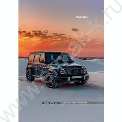 Зап. книжка 48л А7 тв.обл  "Чёрный автомобиль-9" /глянец/ NEW | Фото 1