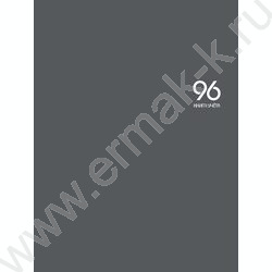 Книга Учёта  96л клетка офсет картон хромер Графит NEW | Фото 1