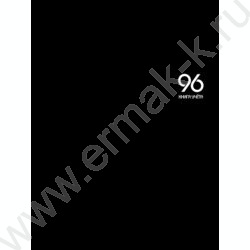 Книга Учёта  96л клетка офсет картон хромер чёрная NEW | Фото 1